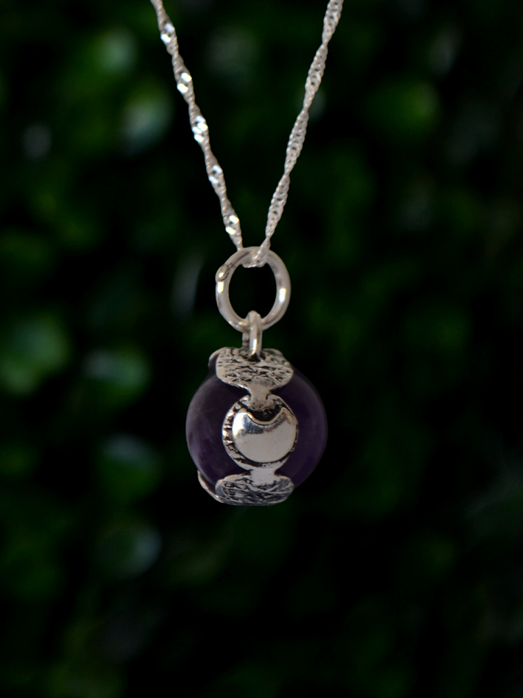 Colgante Mini Esfera Giratoria Amatista 2