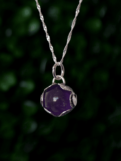 Colgante Mini Esfera Giratoria Amatista