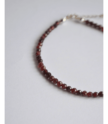 Pulsera Mostacillas Granate