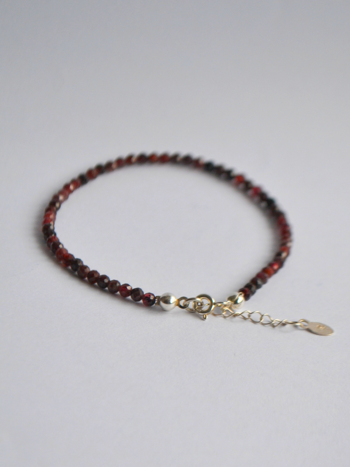 Pulsera Mostacillas Granate 3