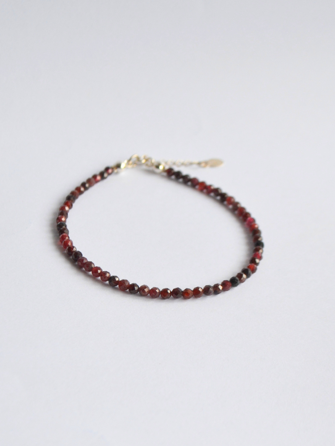 Pulsera Mostacillas Granate 2