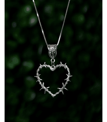 Collar Bichota: Corazón de Espigas 