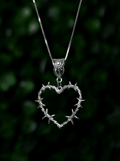 Collar Bichota: Corazón de Espigas 