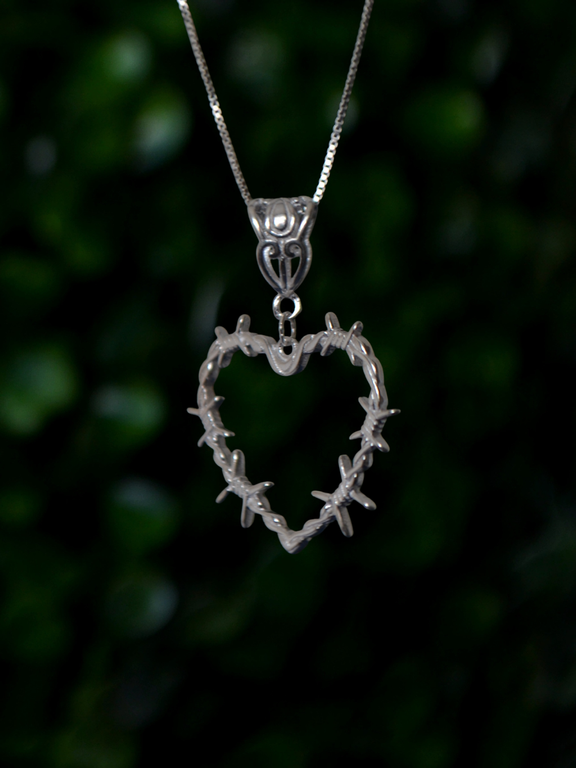 Collar Bichota: Corazón de Espigas  2