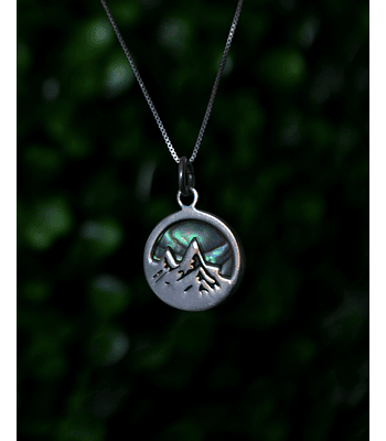 Colgante Montaña Auroras Boreales