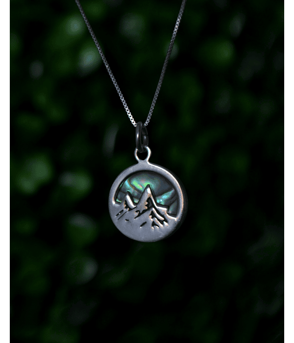 Colgante Montaña Auroras Boreales