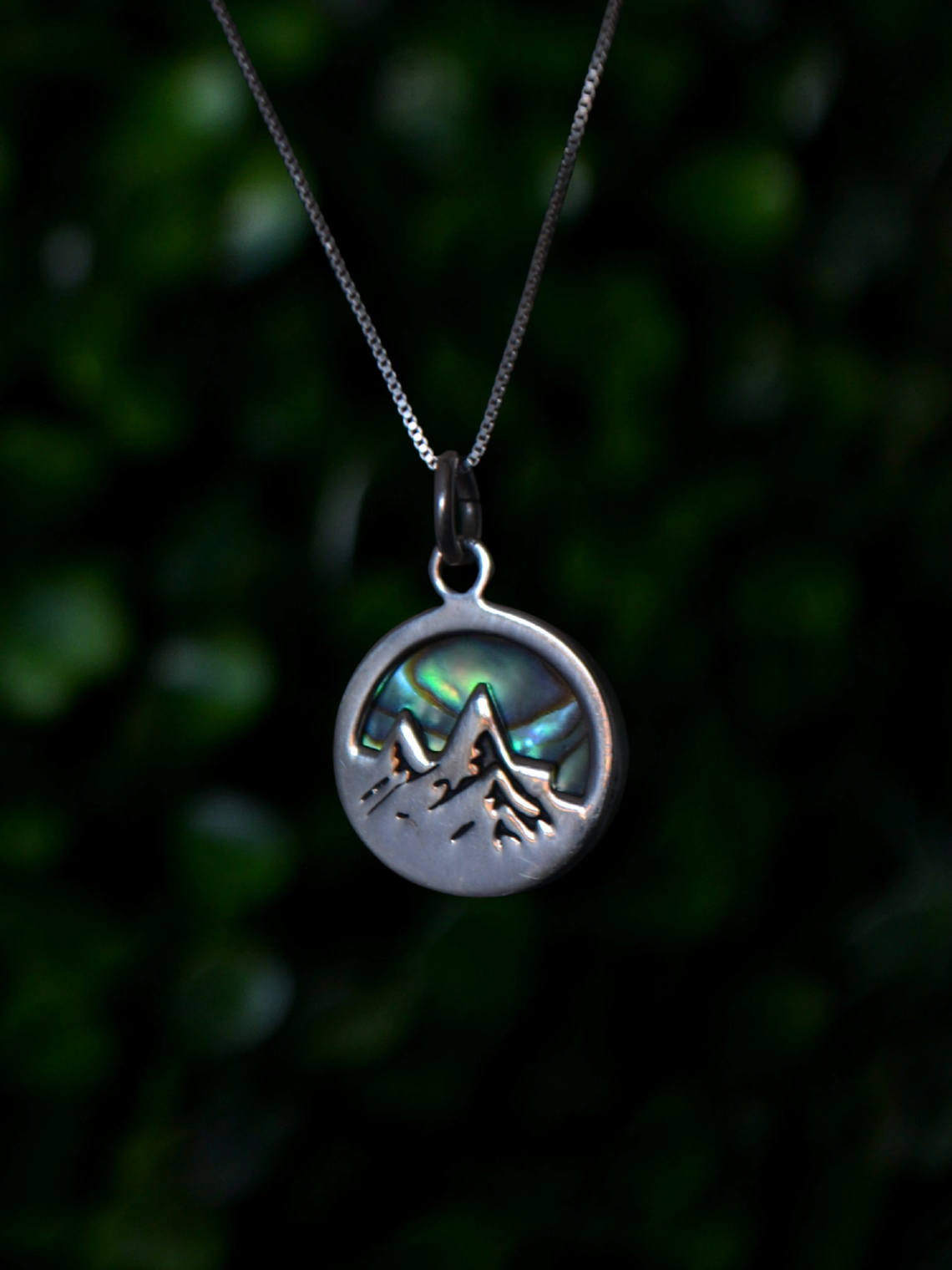 Colgante Montaña Auroras Boreales 1