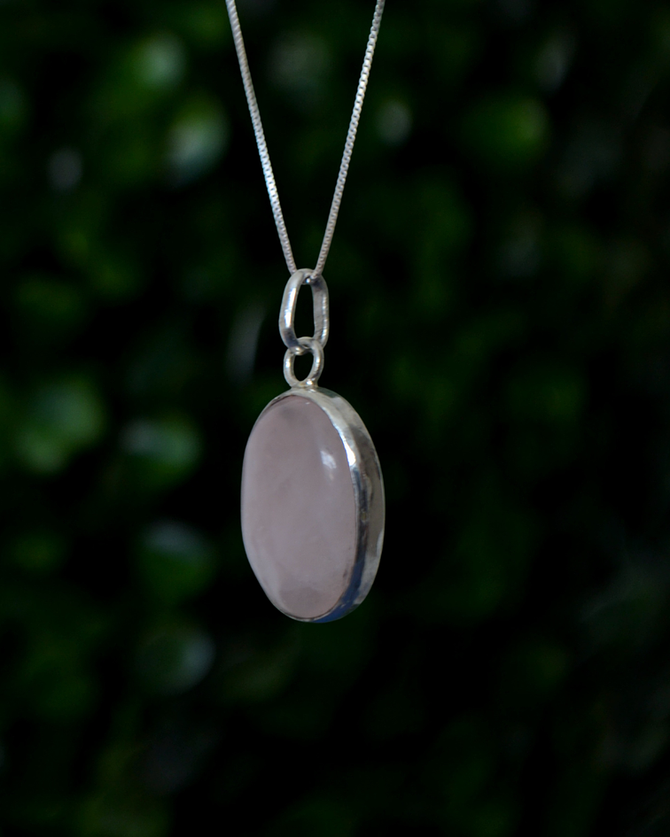 Colgante Cuarzo Rosa