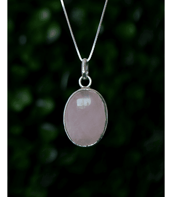 Colgante Cuarzo Rosa