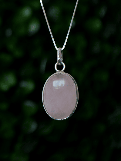 Colgante Cuarzo Rosa