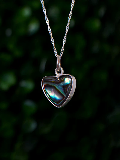 Colgante Abalone Corazon Petit