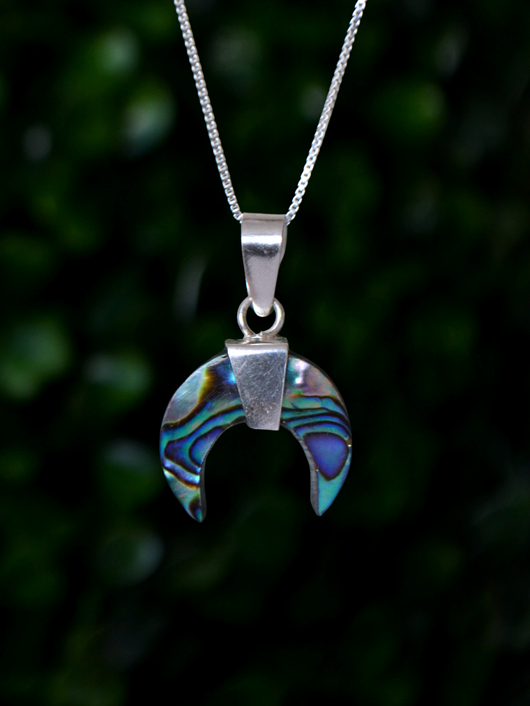 Colgante Abalone Luna Creciente 3