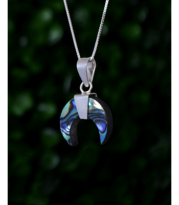 Colgante Abalone Luna Creciente