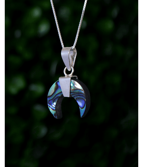 Colgante Abalone Luna Creciente