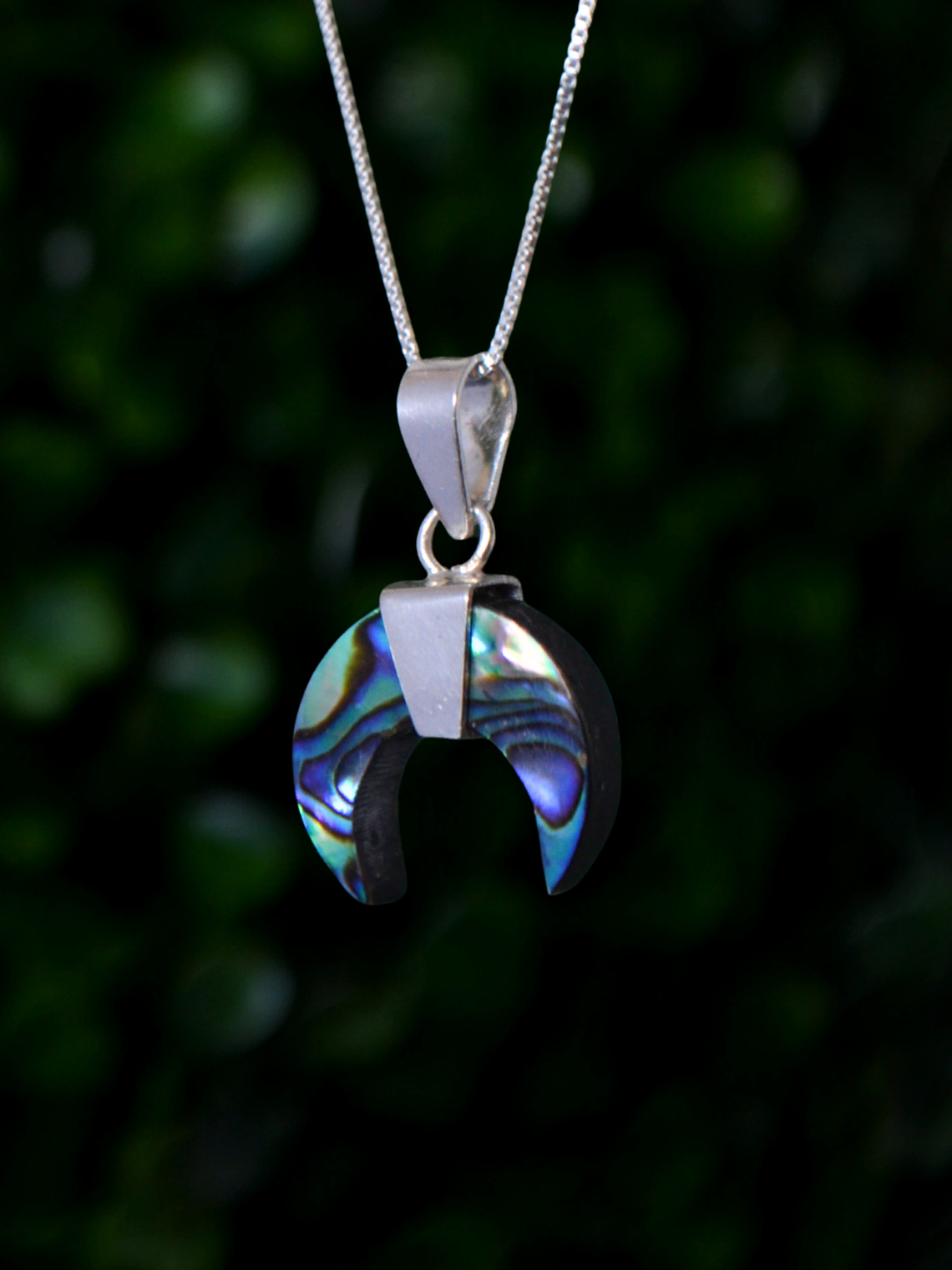Colgante Abalone Luna Creciente 1
