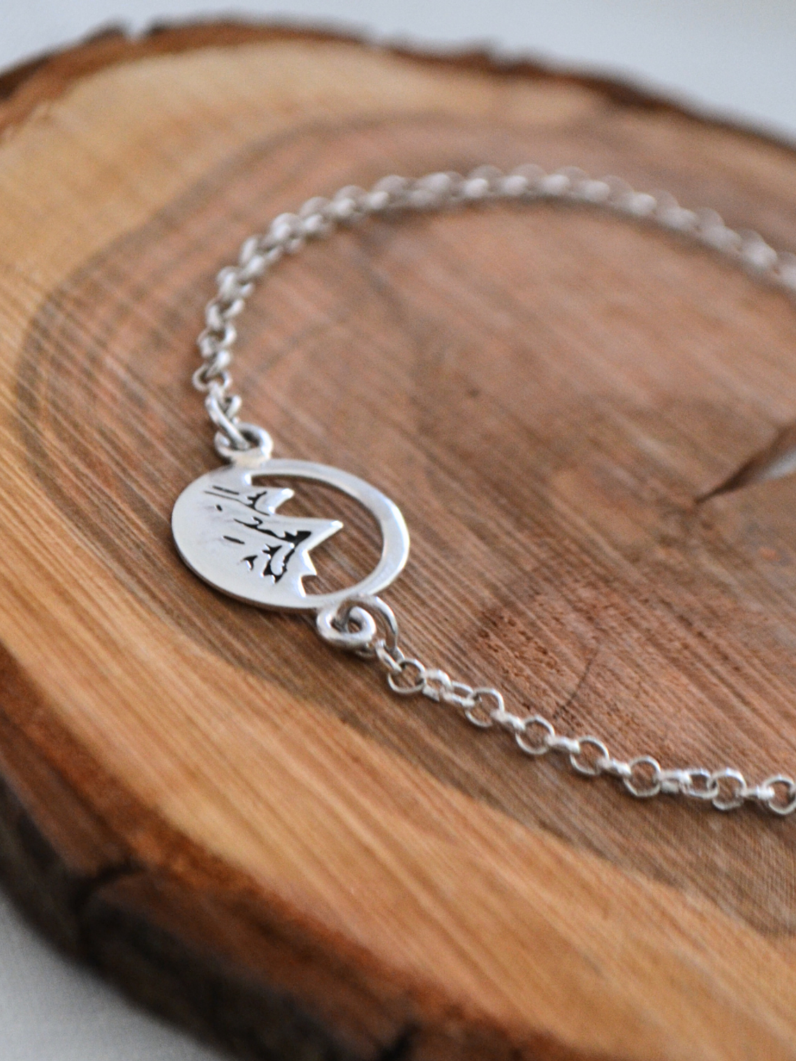 Pulsera Montañas Plata 925 3