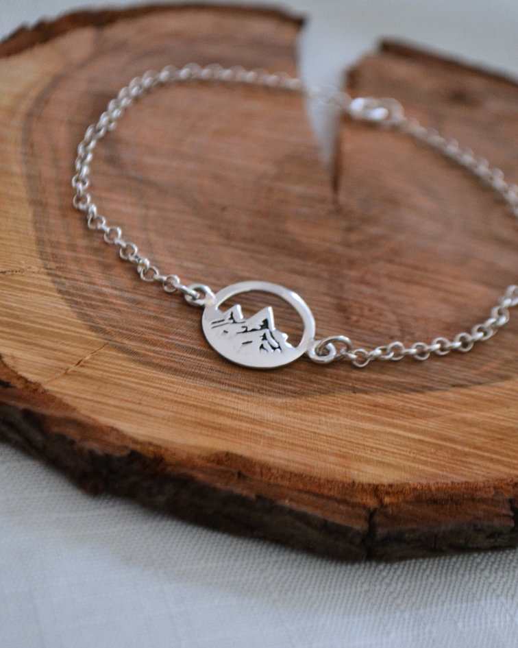 Pulsera Montañas Plata 925