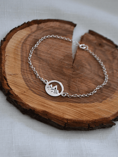 Pulsera Montañas Plata 925
