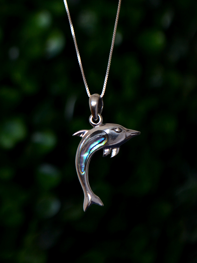 Colgante Delfín con Abalone 2