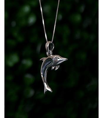 Colgante Delfín con Abalone