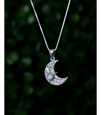 Colgante Luna Piedra Luna