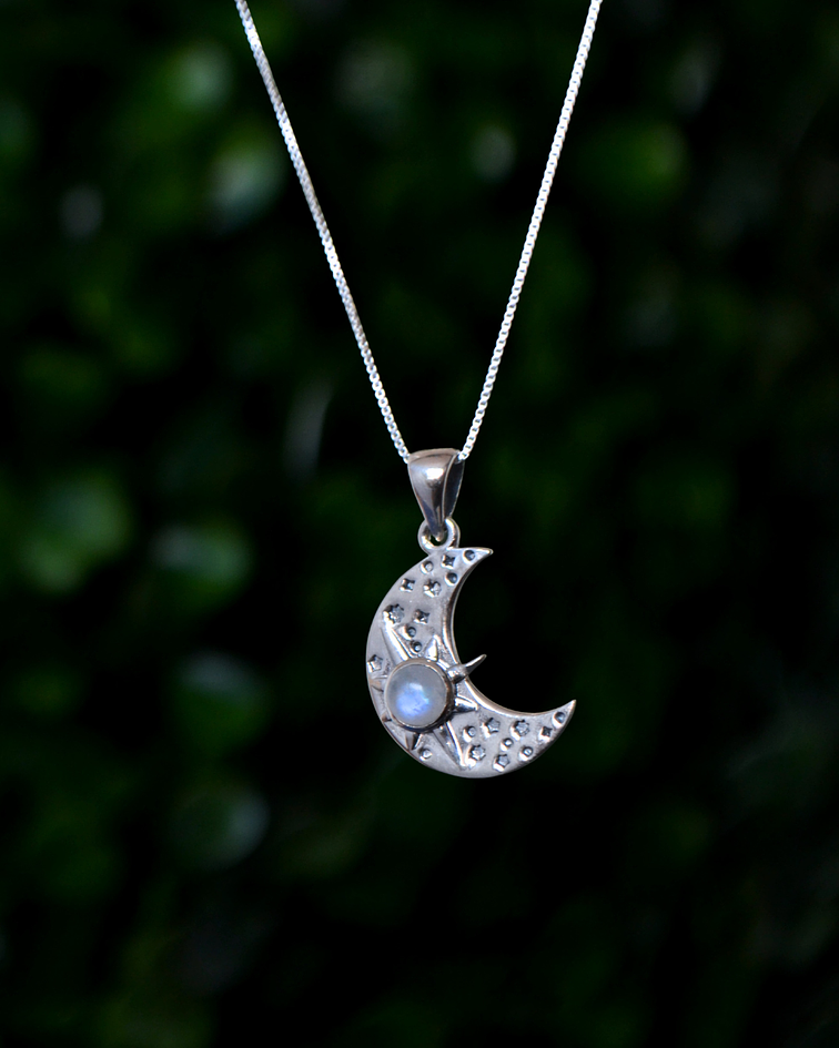 Colgante Luna Piedra Luna