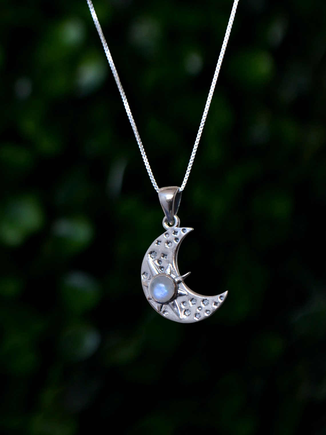 Colgante Luna Piedra Luna 1