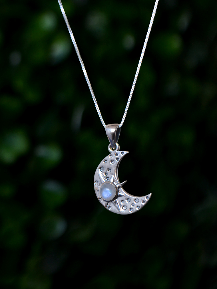 Colgante Luna Piedra Luna 1