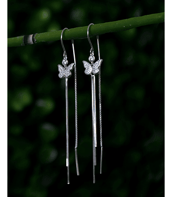 Aros Pasador Mariposa y Circones