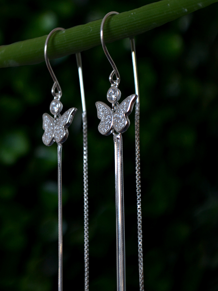 Aros Pasador Mariposa y Circones 3