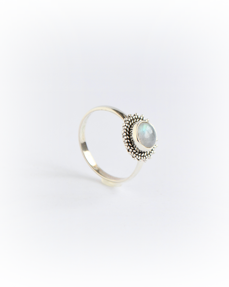 Anillo Sol Piedra Luna