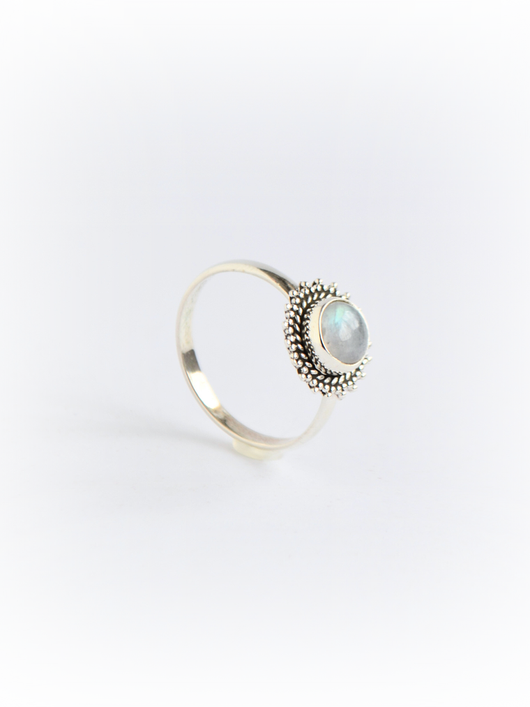 Anillo Sol Piedra Luna 2