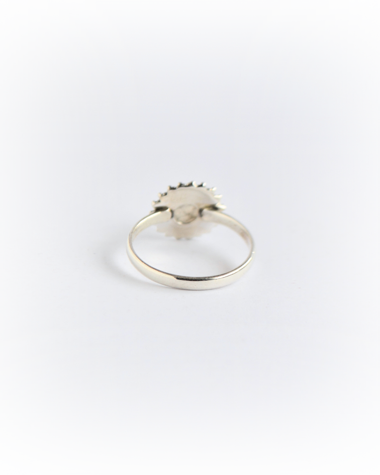 Anillo Sol Piedra Luna