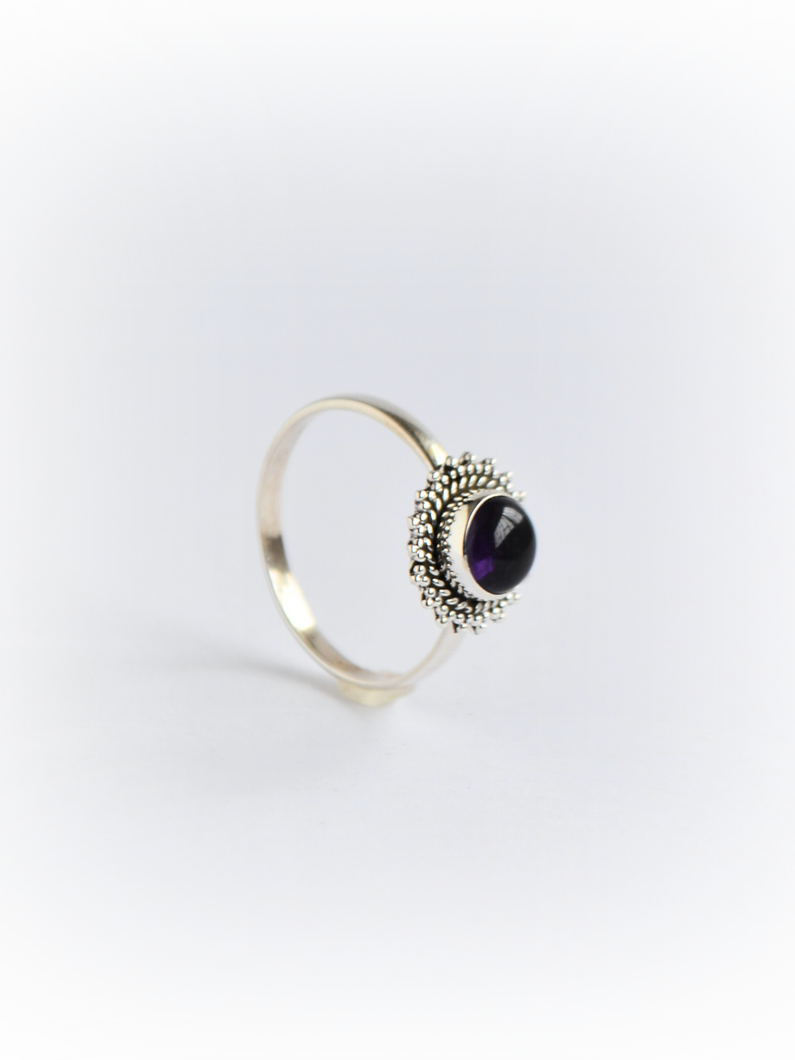 Anillo Sol Piedra Amatista 2