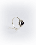 Anillo Sol Piedra Amatista