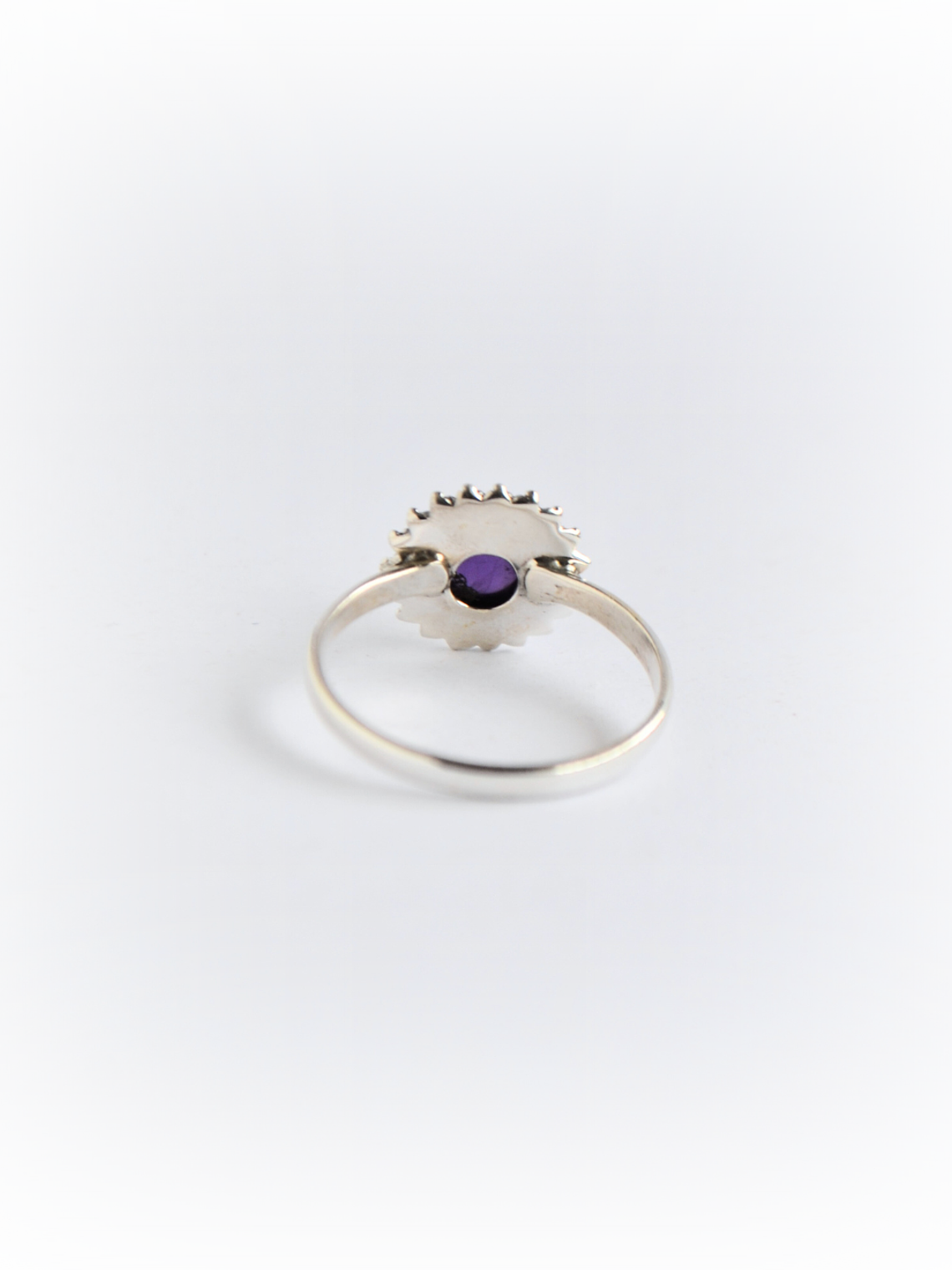 Anillo Sol Piedra Amatista 4