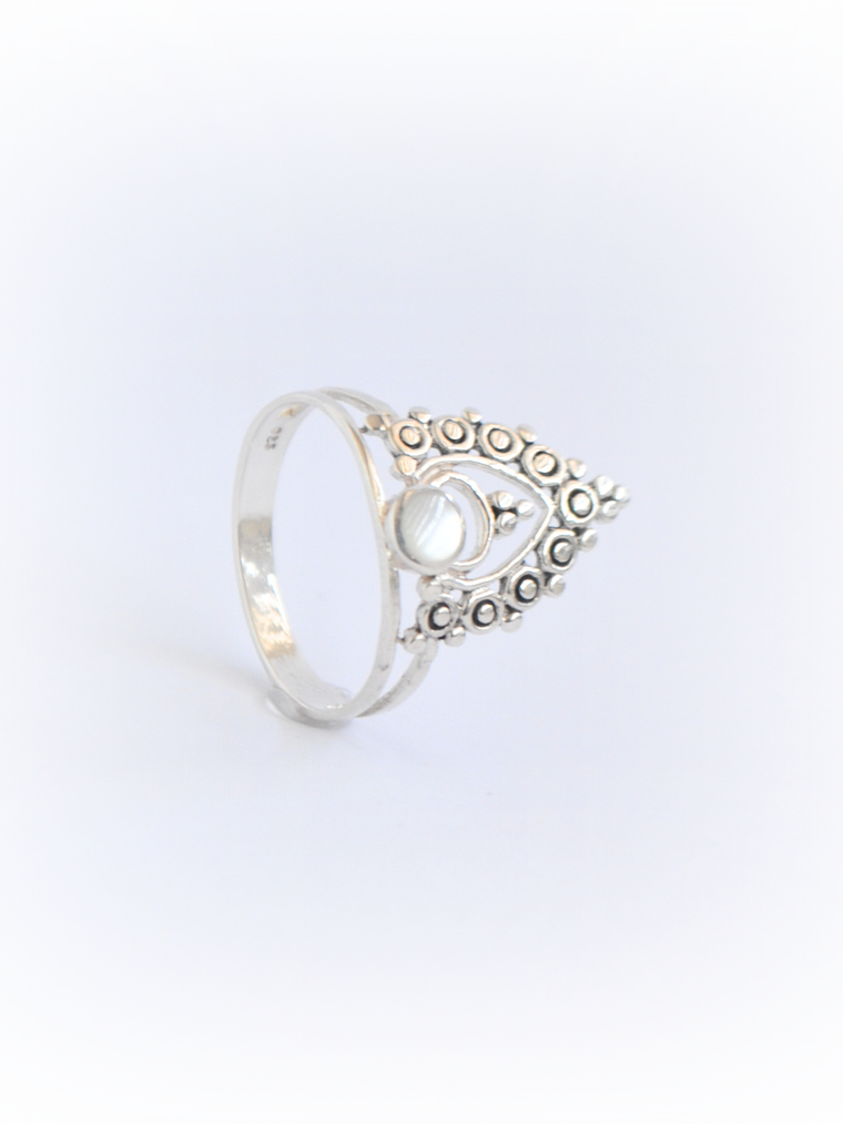 Anillo Maxi Corona Nácar  2