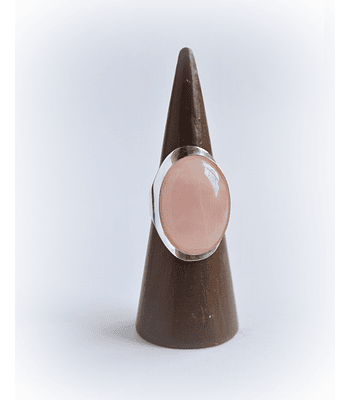 Anillo Maxi Cuarzo Rosa