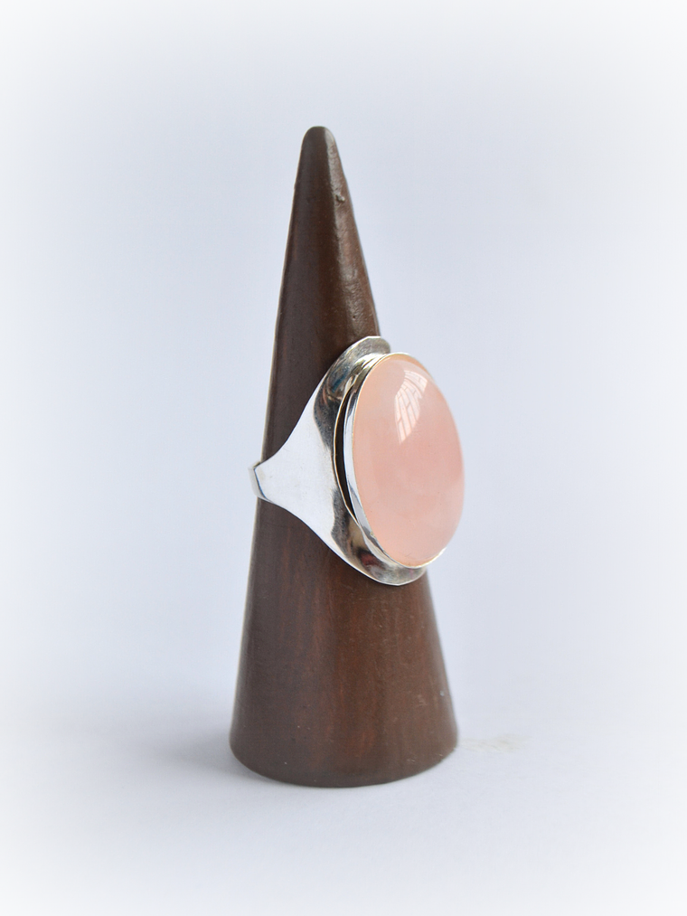 Anillo Maxi Cuarzo Rosa 2