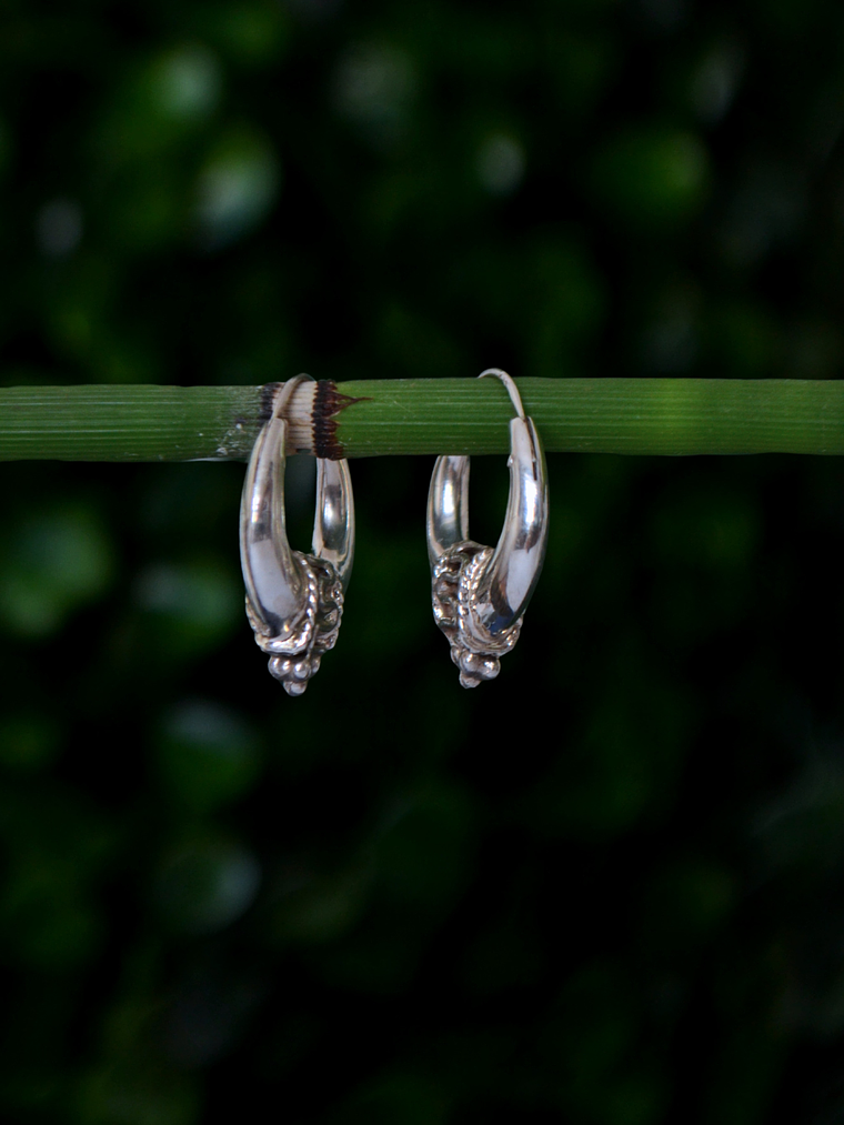 Argollas Bali Infladas 20mm 3