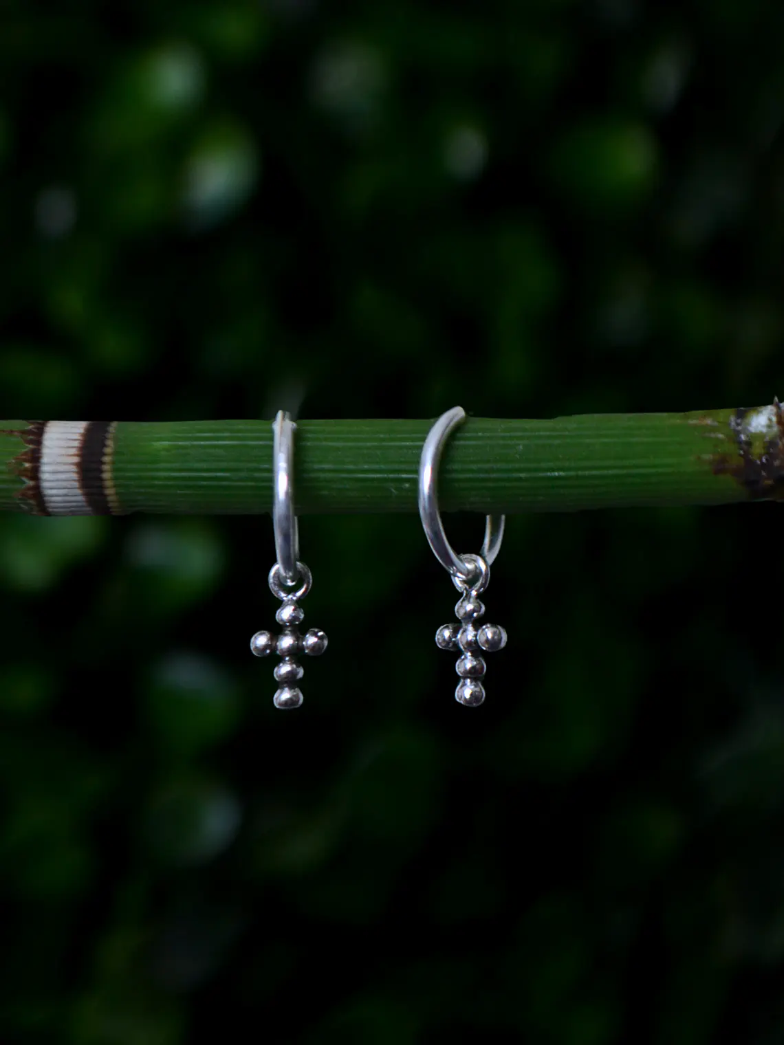 Argollas 12mm Cruz Esferas 1