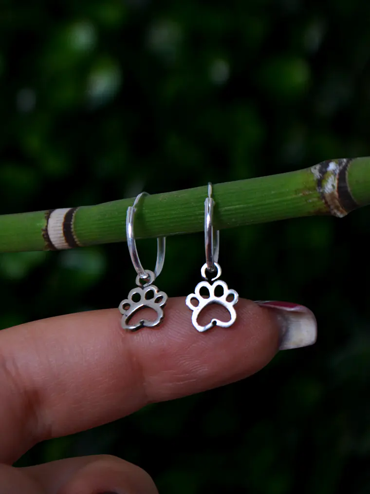 Argollas 14mm Huellas  2