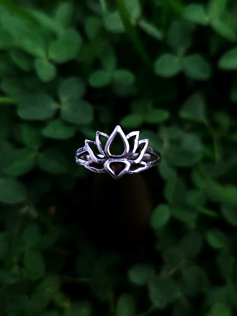 Anillo Midi Flor de Loto 1