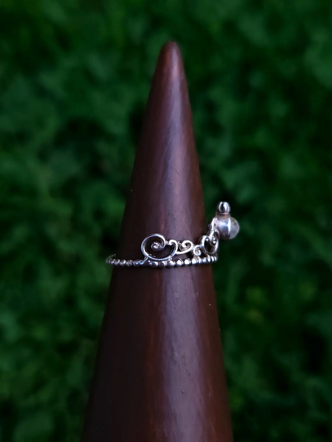Anillo Corona Piedra Luna 2
