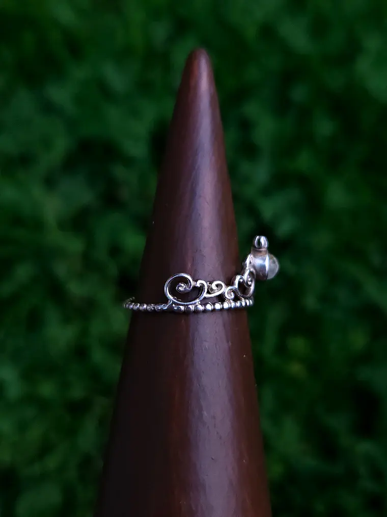Anillo Corona Piedra Luna 2