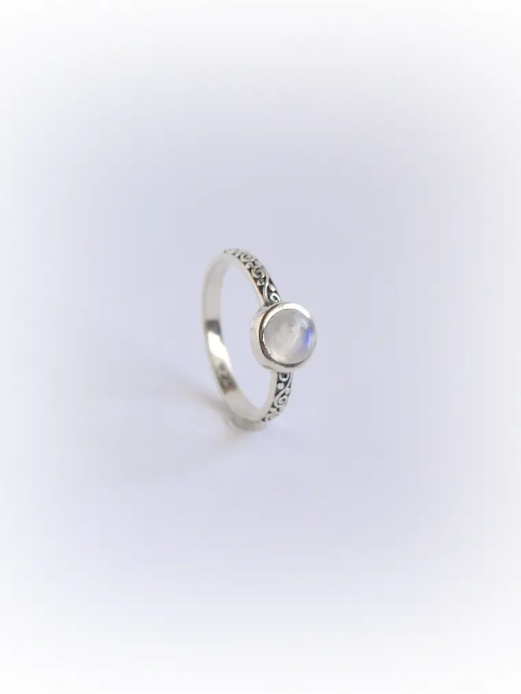 Anillo Bruma Piedra Luna 2