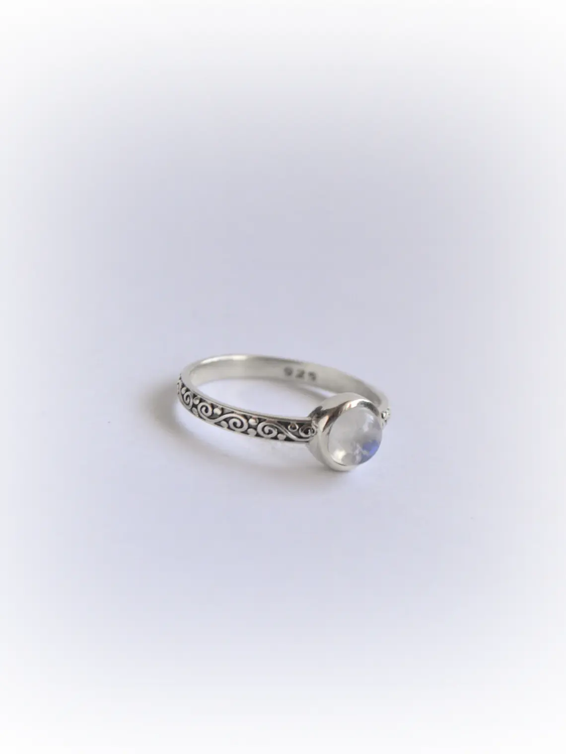 Anillo Bruma Piedra Luna 3