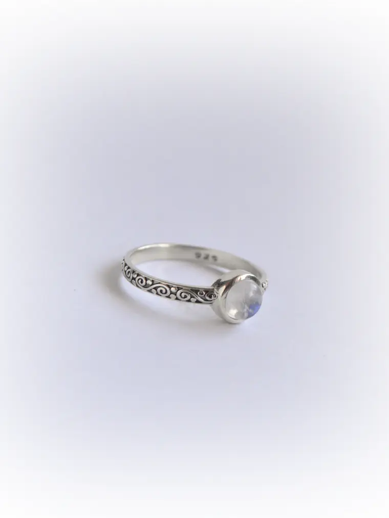 Anillo Bruma Piedra Luna 3