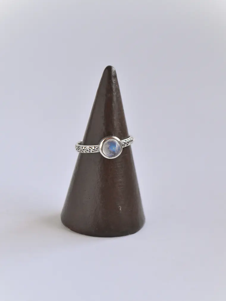 Anillo Bruma Piedra Luna 4