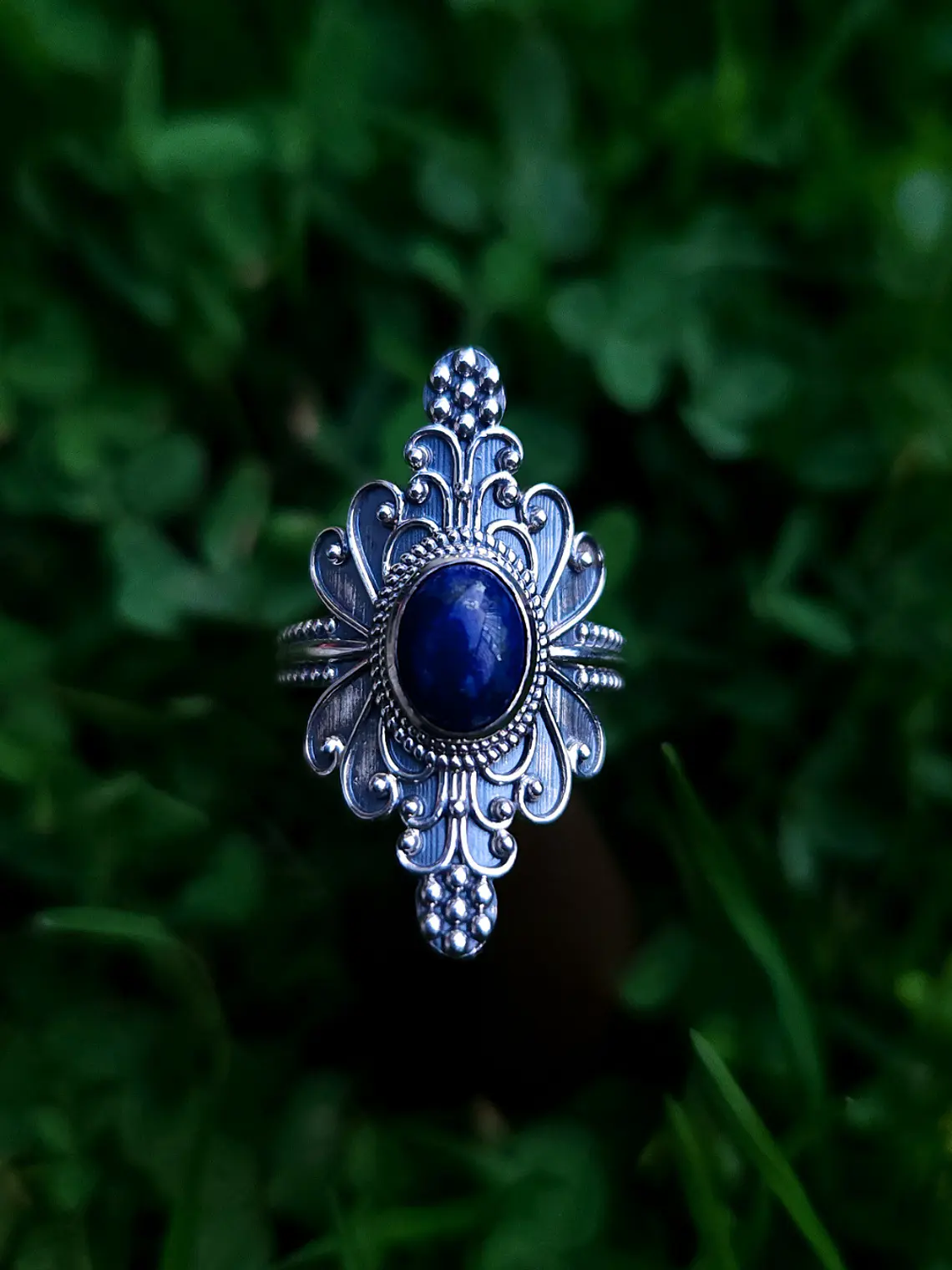 Maxi Anillo Tribal Lapizlazuli 1